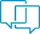 Speech bubbles icon